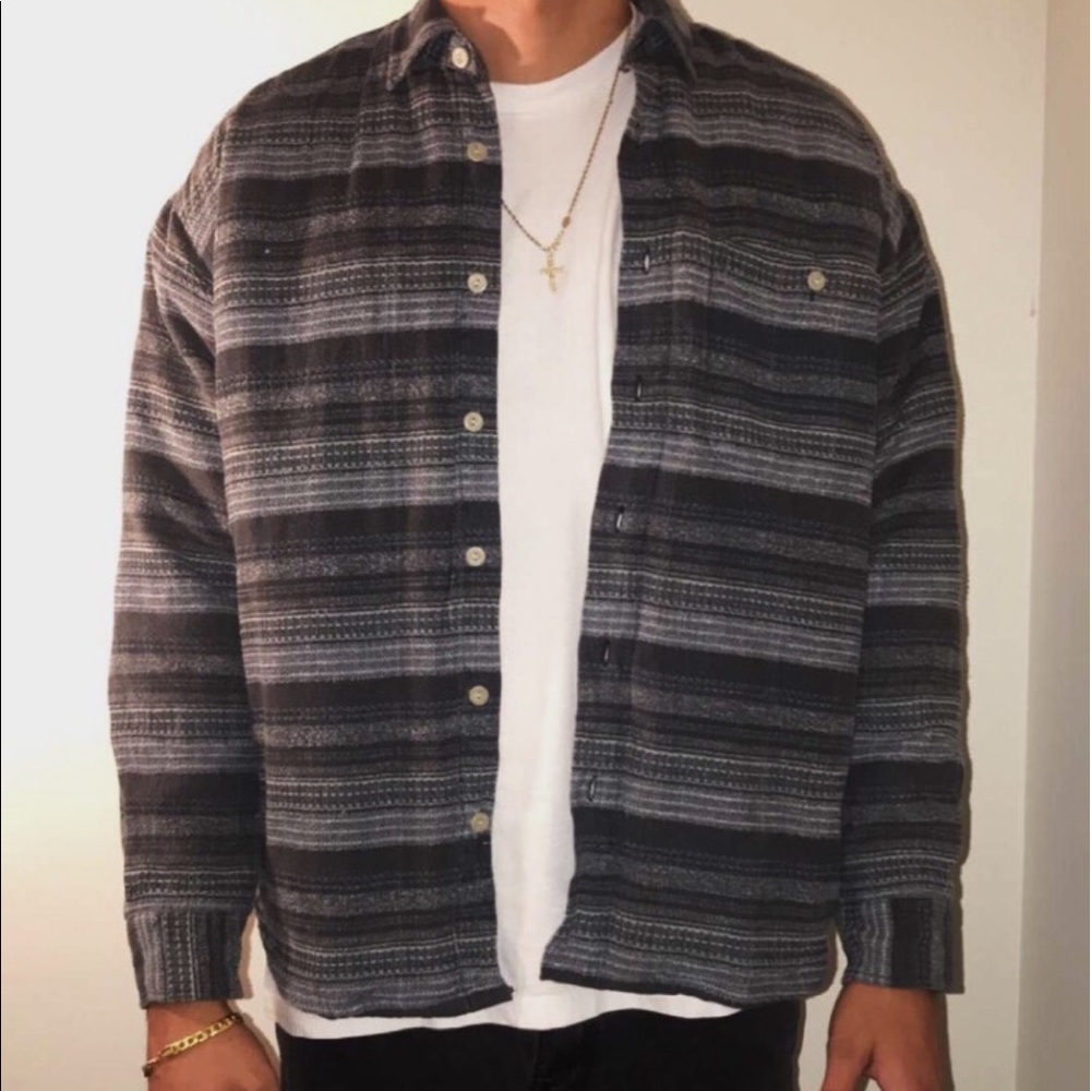 Vintage rustic flannel (L)